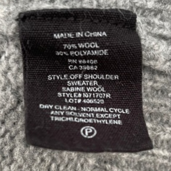 Theory Off-the-shoulder wool blend sweater - Picture 6 of 6